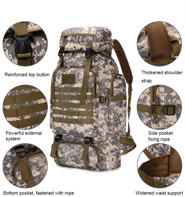 Rucksack 80 Litre – robust, wasserbeständig & ergonomisch