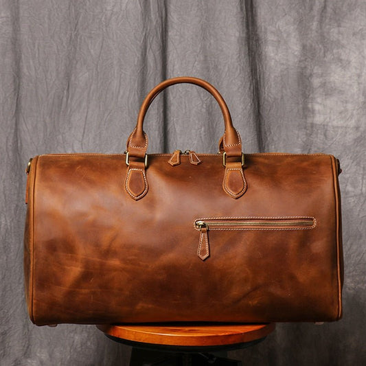 Weekender Leder Herren – Vintage Reisetasche aus Rindsleder