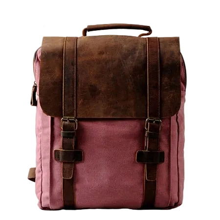 Vintage Rucksack aus Canvas & Leder – robust, stilvoll & funktional 15L