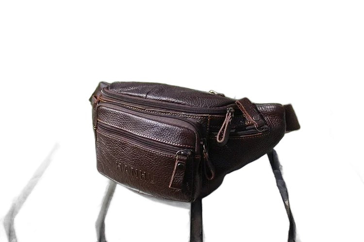 Gürteltasche Leder – Bauchtasche mit mehreren Fächern