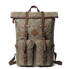 Vintage Rucksack – Canvas Rucksack für Uni, Wandern & Alltag 35L