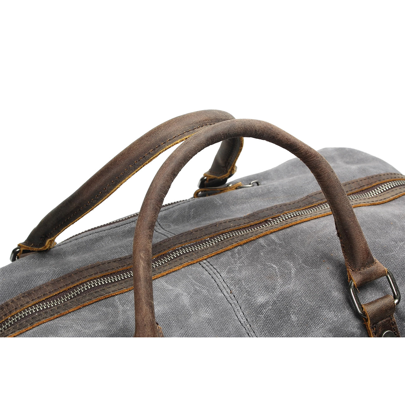 Duffel Bag Canvas Finland – Vintage Reisetasche aus Leder & Canvas
