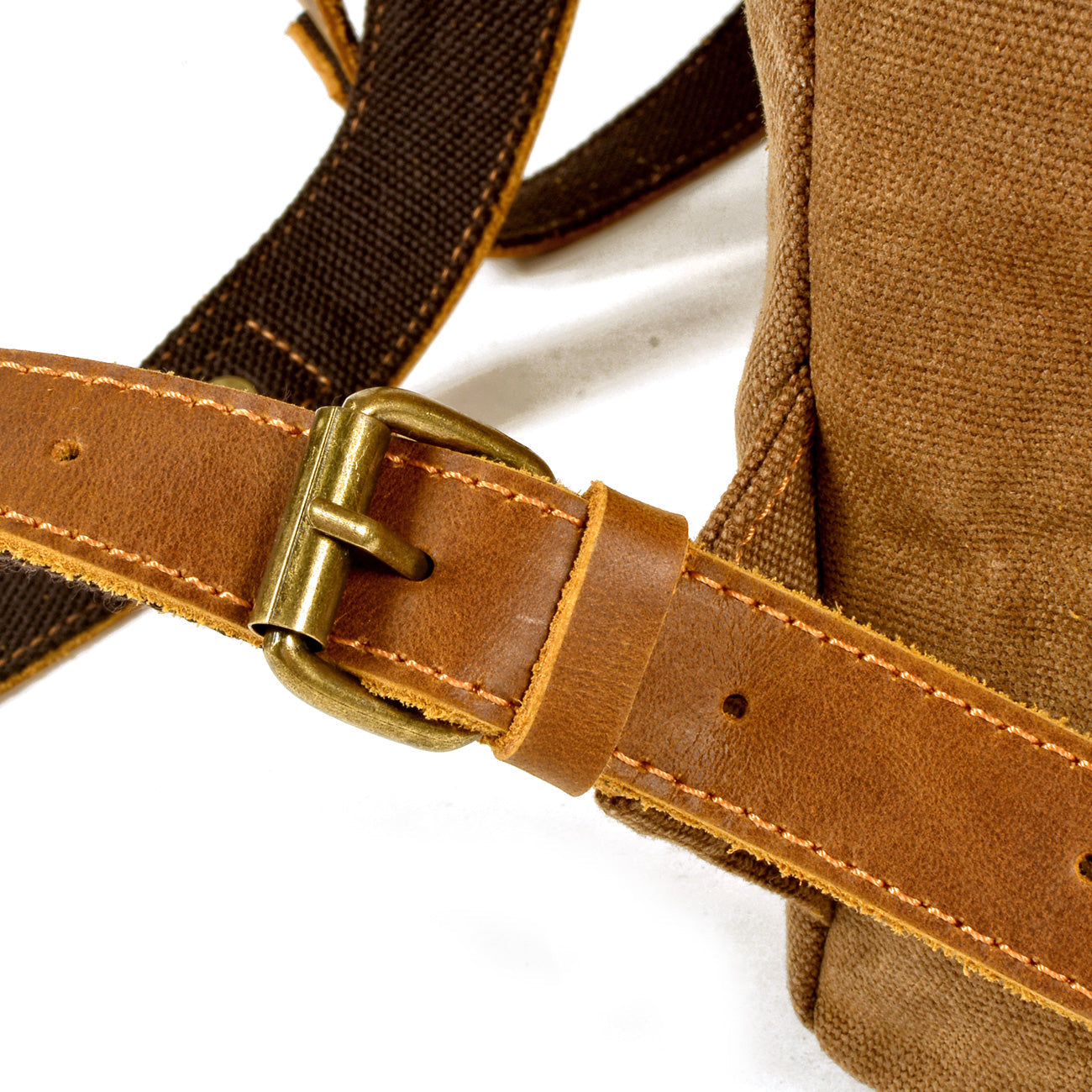 Waxed Canvas Rucksack 13L aus Canvas & Leder – Vintage Alltagsrucksack NORDMARK