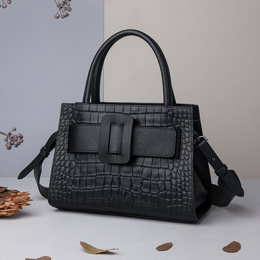 Luxuriöse Leder Schultertasche – Elegant & Vielseitig Kombinierbar