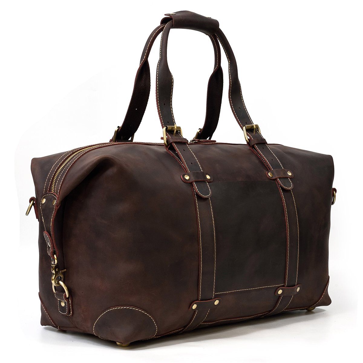 Reisetasche aus Leder 34L – Vintage Panamatasche für stilvolles Reisen
