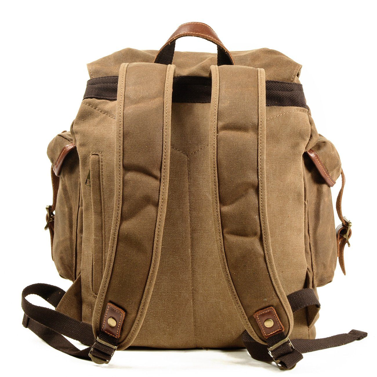 Vintage Canvas Rucksack für Damen & Herren – 30L Wanderrucksack
