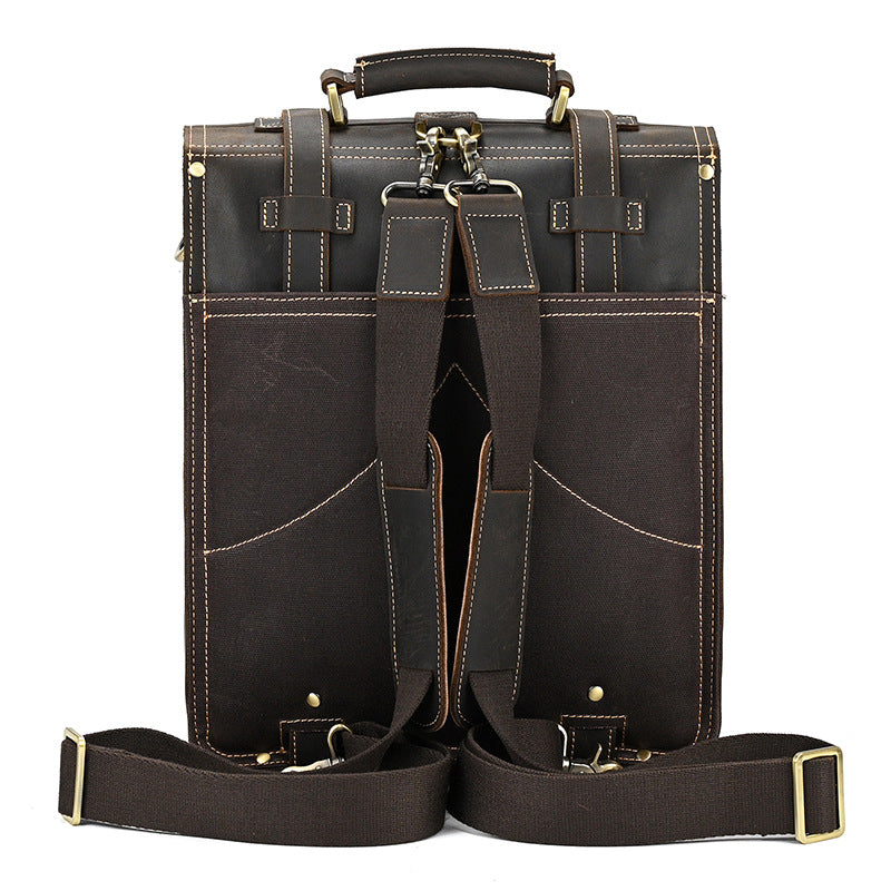 Damen Leder Rucksack 20L Evoria – Vintage Rucksack aus Echtleder