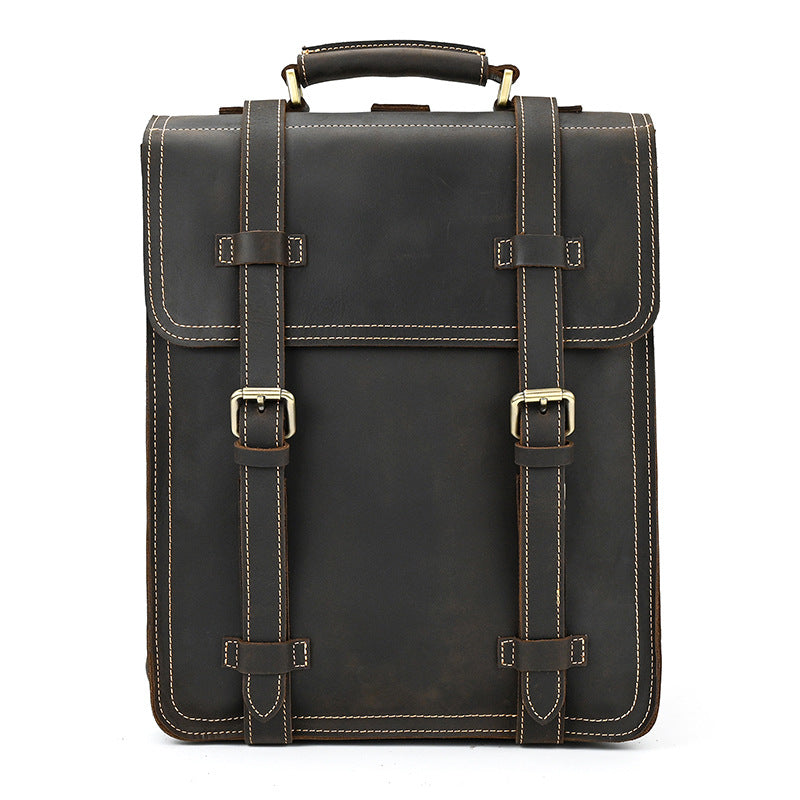 Damen Leder Rucksack 20L Evoria – Vintage Rucksack aus Echtleder