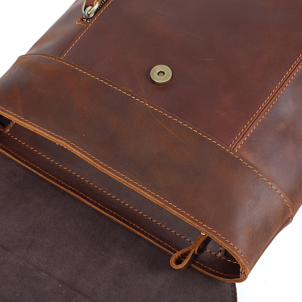 Kleiner Leder Rucksack 10L Ithvara – Vintage Rucksack aus Leder