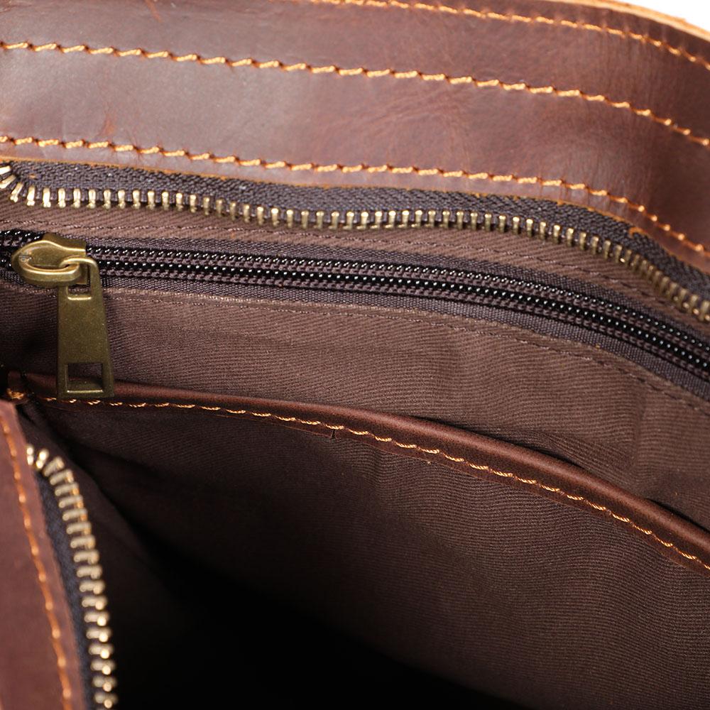 Kleiner Leder Rucksack 10L Ithvara – Vintage Rucksack aus Leder