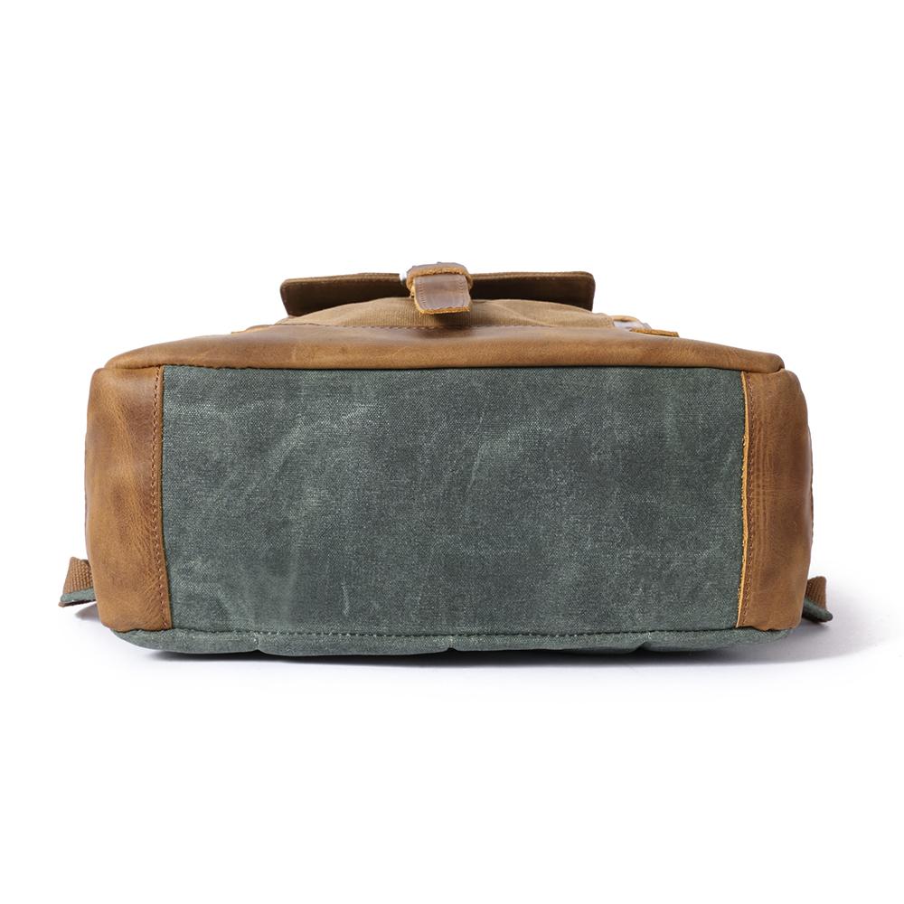 Retro Rucksack Schweden – Vintage Canvas Rucksack mit Laptopfach 18L