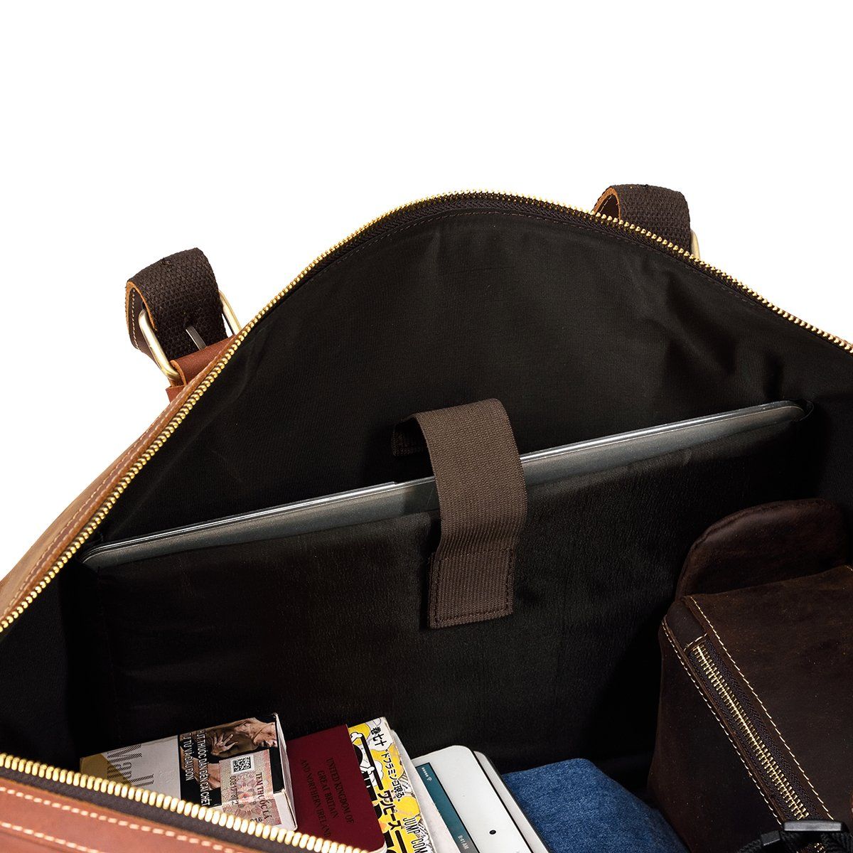 Reisetasche aus Leder 34L – Vintage Panamatasche für stilvolles Reisen