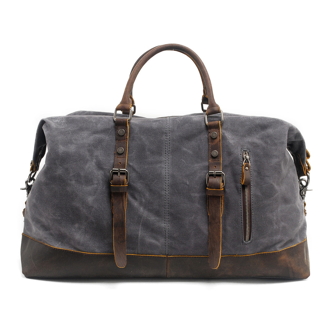 Duffel Bag Canvas Finland – Vintage Reisetasche aus Leder & Canvas