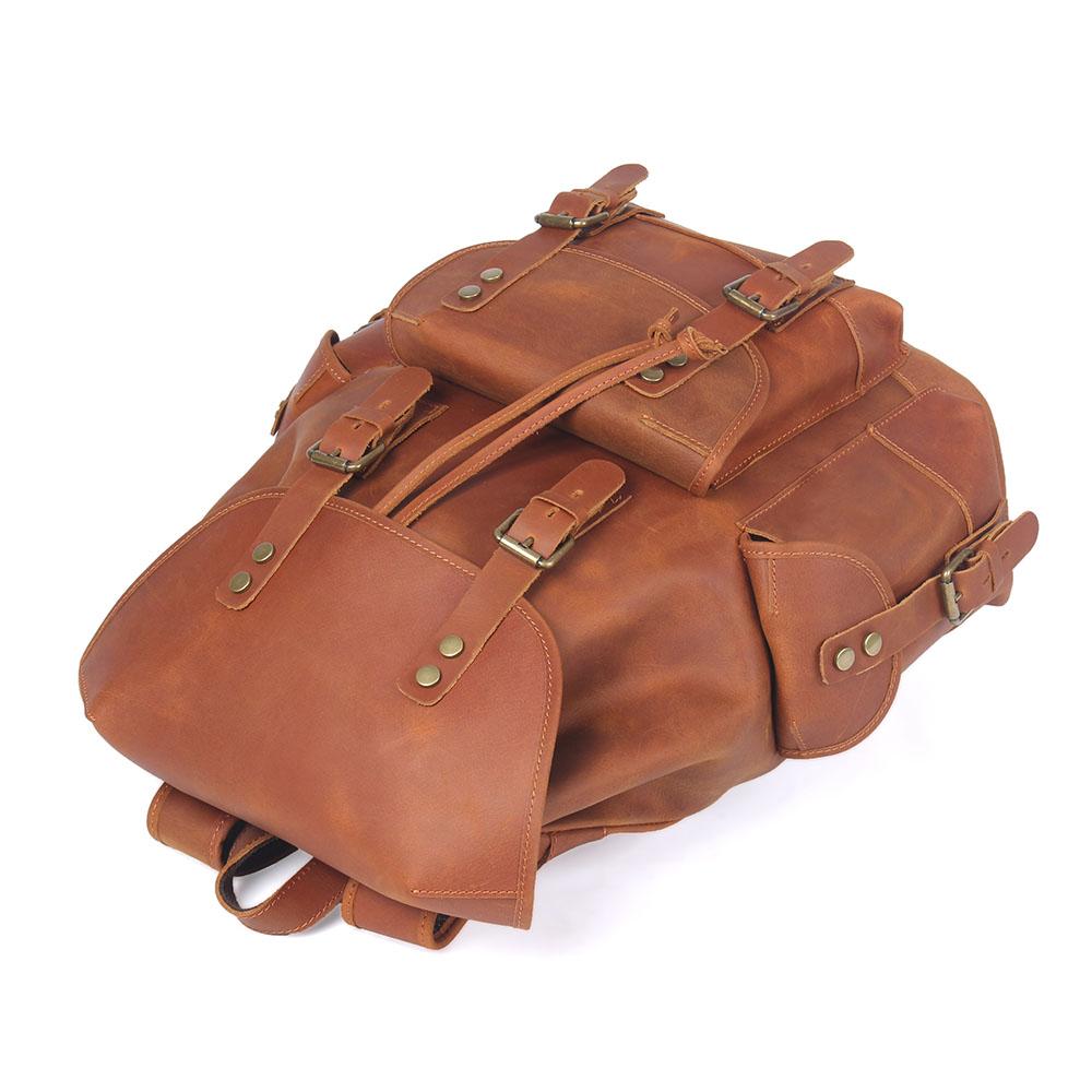 Leather Travel Backpack Ravenridge 25L – Vintage Lederrucksack Herren