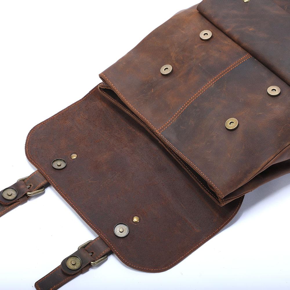 Vintage Leder Rucksack 10L Alvaro – Kompakt & Reisefreundlich