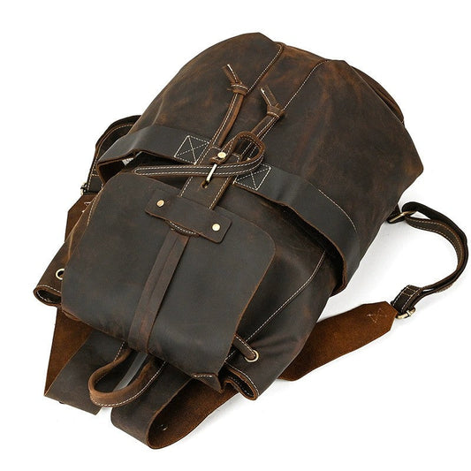 Damen Leder Rucksack 20L Kalyra – Vintage Backpack aus Echtleder