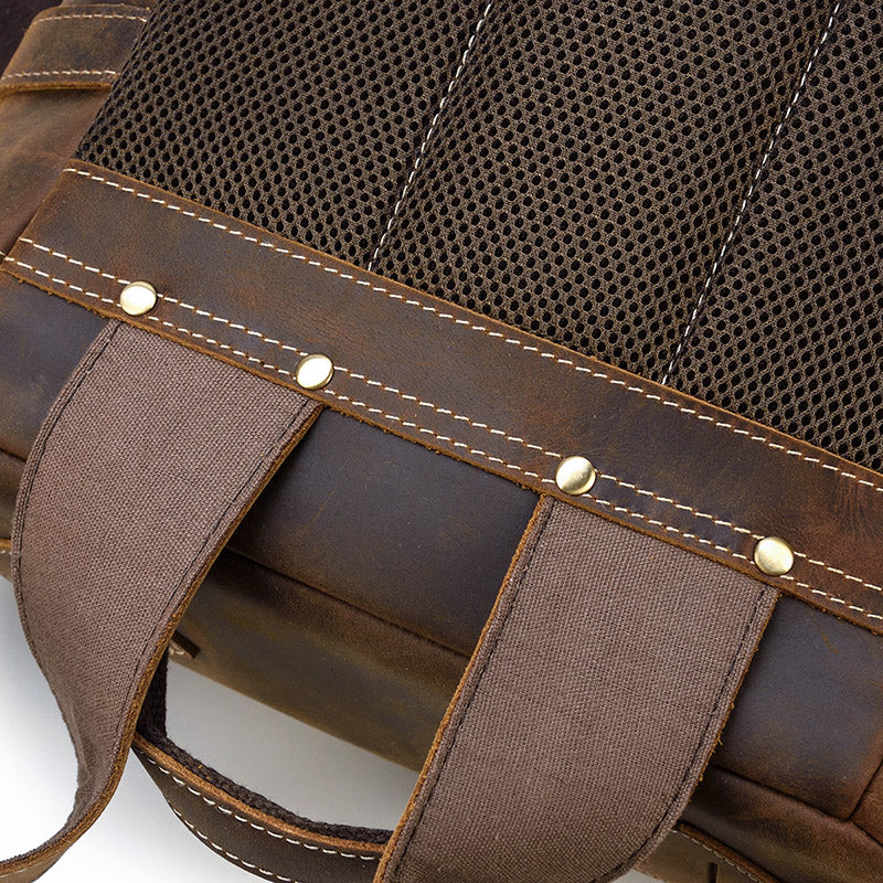 Leder Rucksack Backpack 14L Neravo – Vintage Leder Rucksack