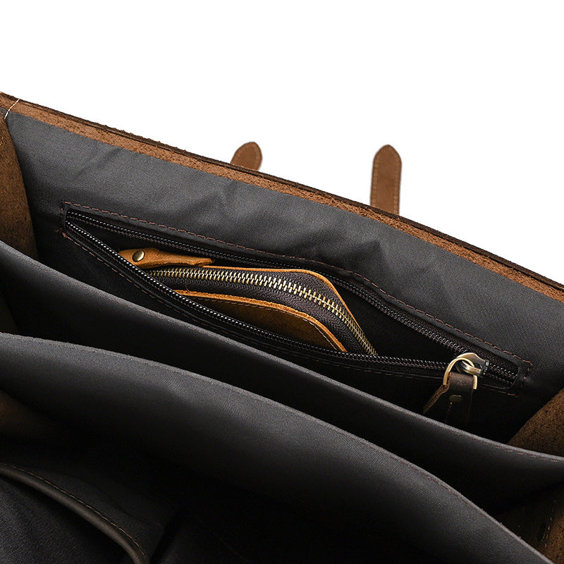 Damen Leder Rucksack 20L Evoria – Vintage Rucksack aus Echtleder