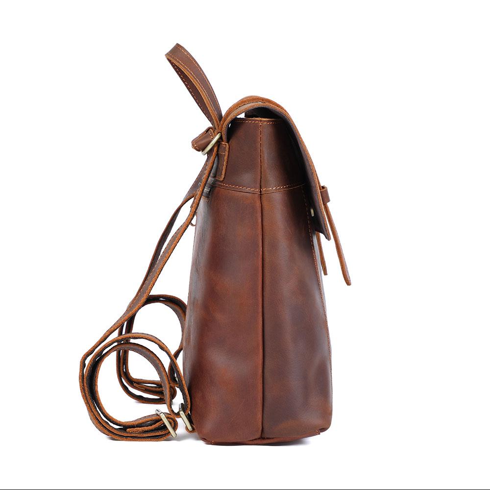 Kleiner Leder Rucksack 10L Ithvara – Vintage Rucksack aus Leder