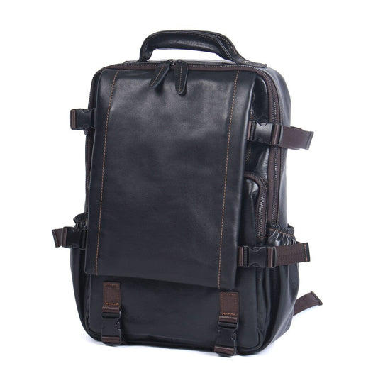 Schwarzer Lederrucksack Herren – Stylisch, langlebig & komfortabel