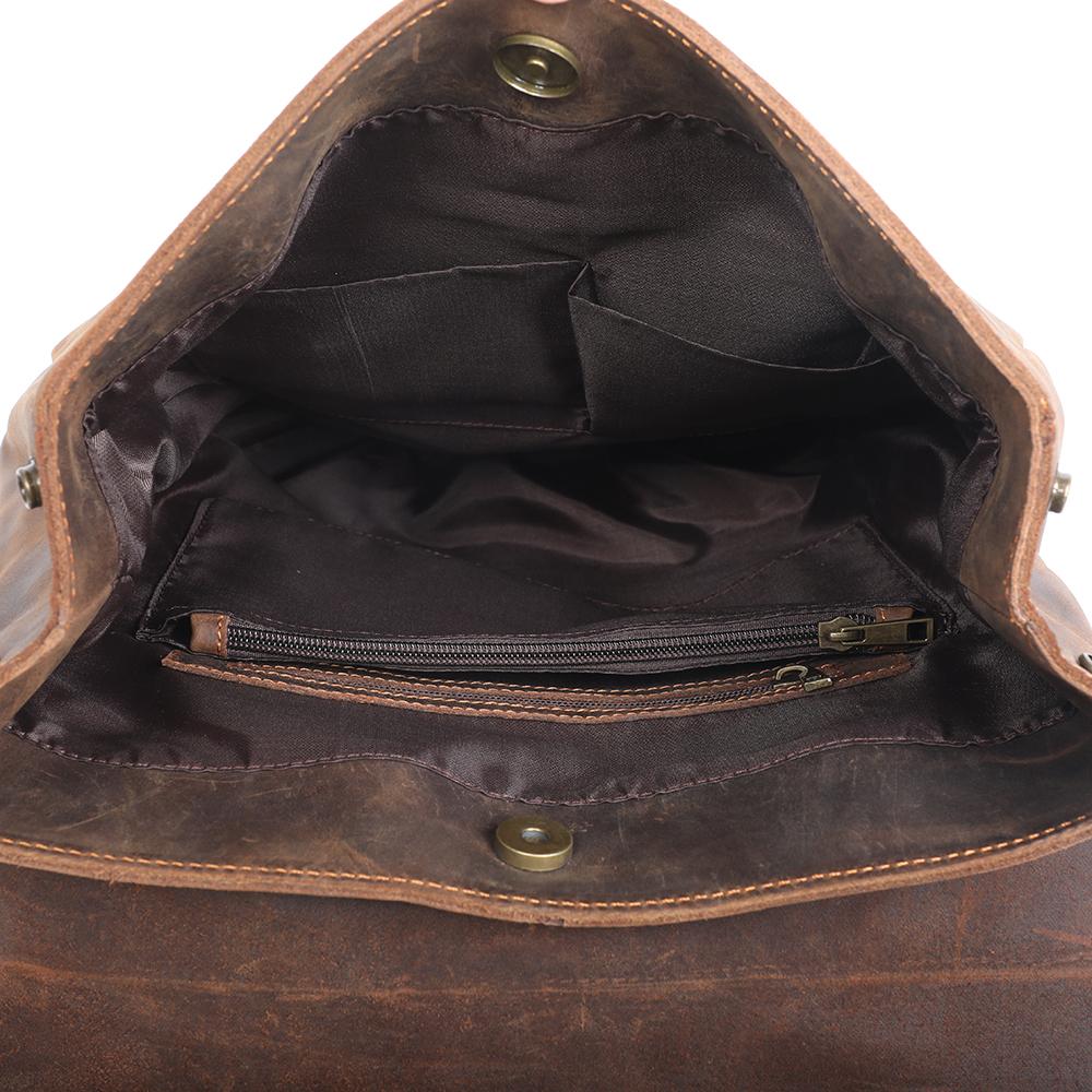 Vintage Leder Rucksack 10L Alvaro – Kompakt & Reisefreundlich