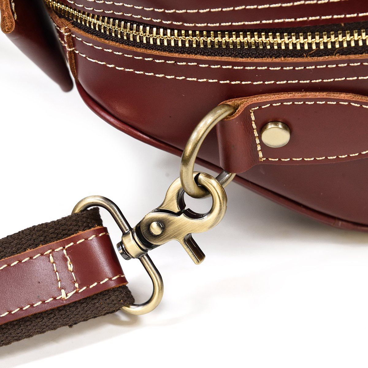 Leather Weekender Bag – Vintage 35L Weekender für Stilreisen