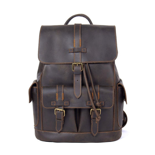 Tasche aus Leder – Vintage Laptoprucksack für Alltag & Reise