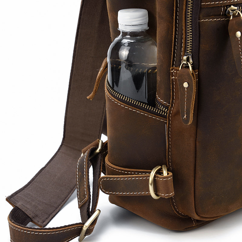 Leder Rucksack Backpack 14L Neravo – Vintage Leder Rucksack