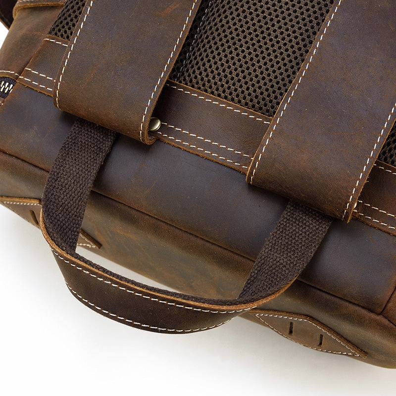 Leder Rucksack Backpack 14L Neravo – Vintage Leder Rucksack