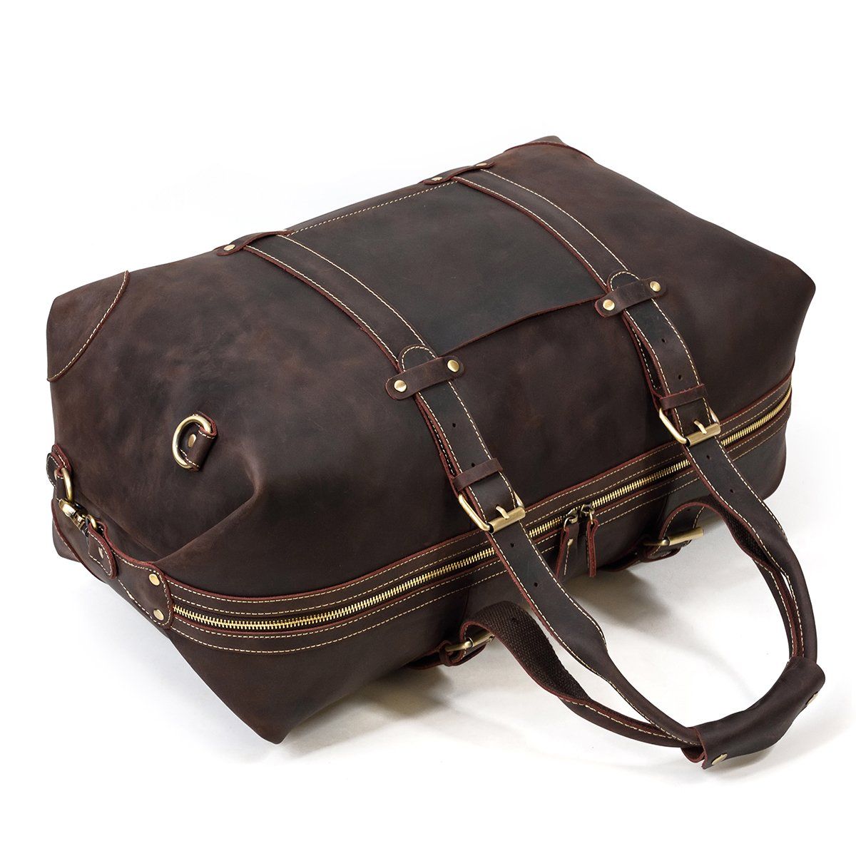 Reisetasche aus Leder 34L – Vintage Panamatasche für stilvolles Reisen