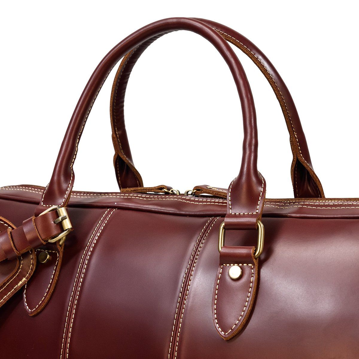 Leather Weekender Bag – Vintage 35L Weekender für Stilreisen