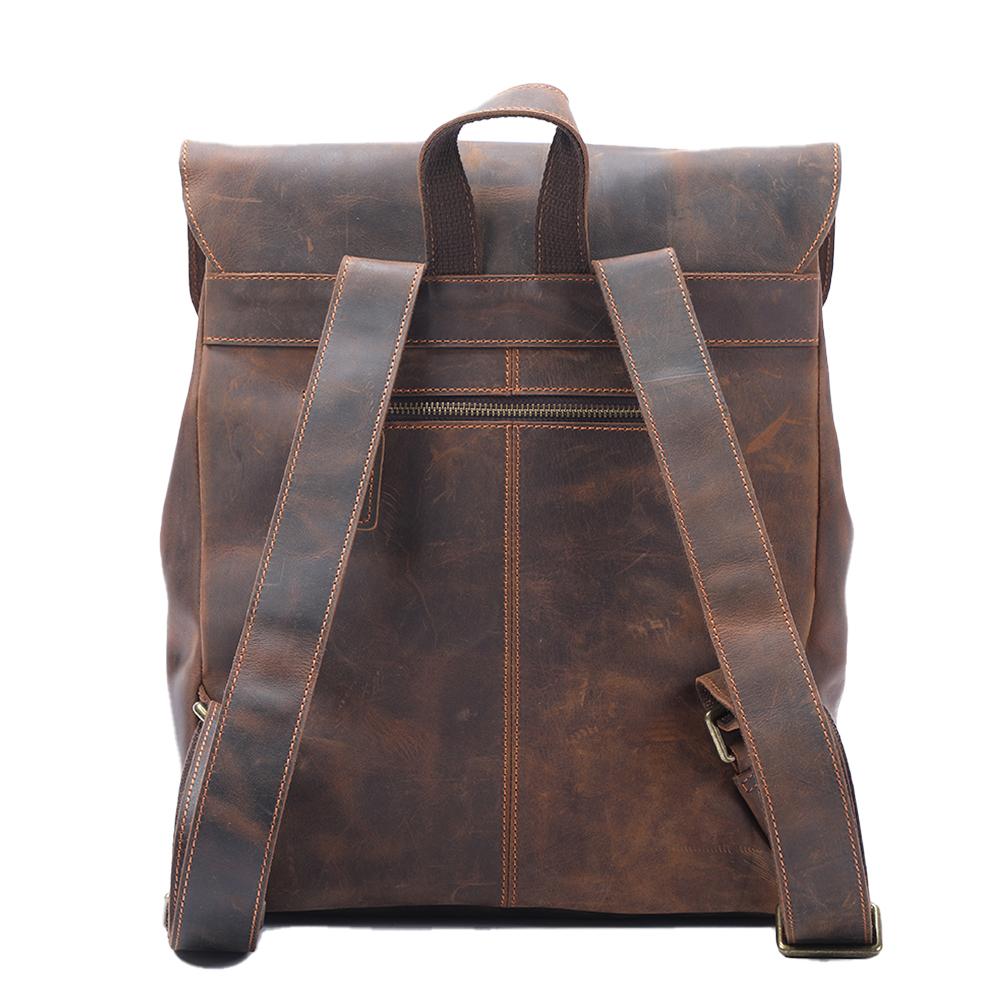 Vintage Leder Rucksack 10L Alvaro – Kompakt & Reisefreundlich