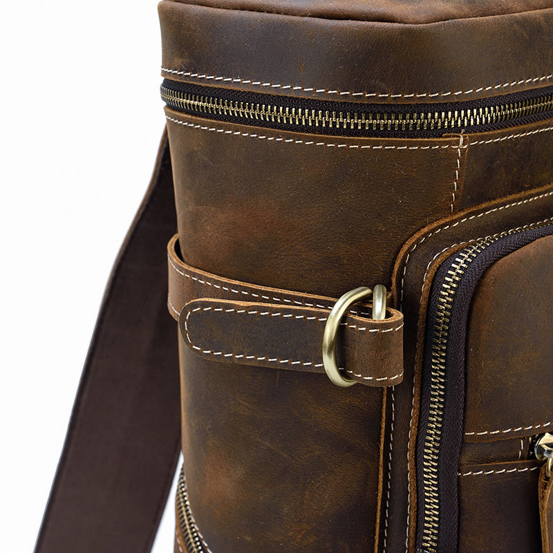 Leder Rucksack Backpack 14L Neravo – Vintage Leder Rucksack