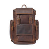 Echter Leder-Laptop-Rucksack – Vintage-Rucksack für Beruf und Reise 20L