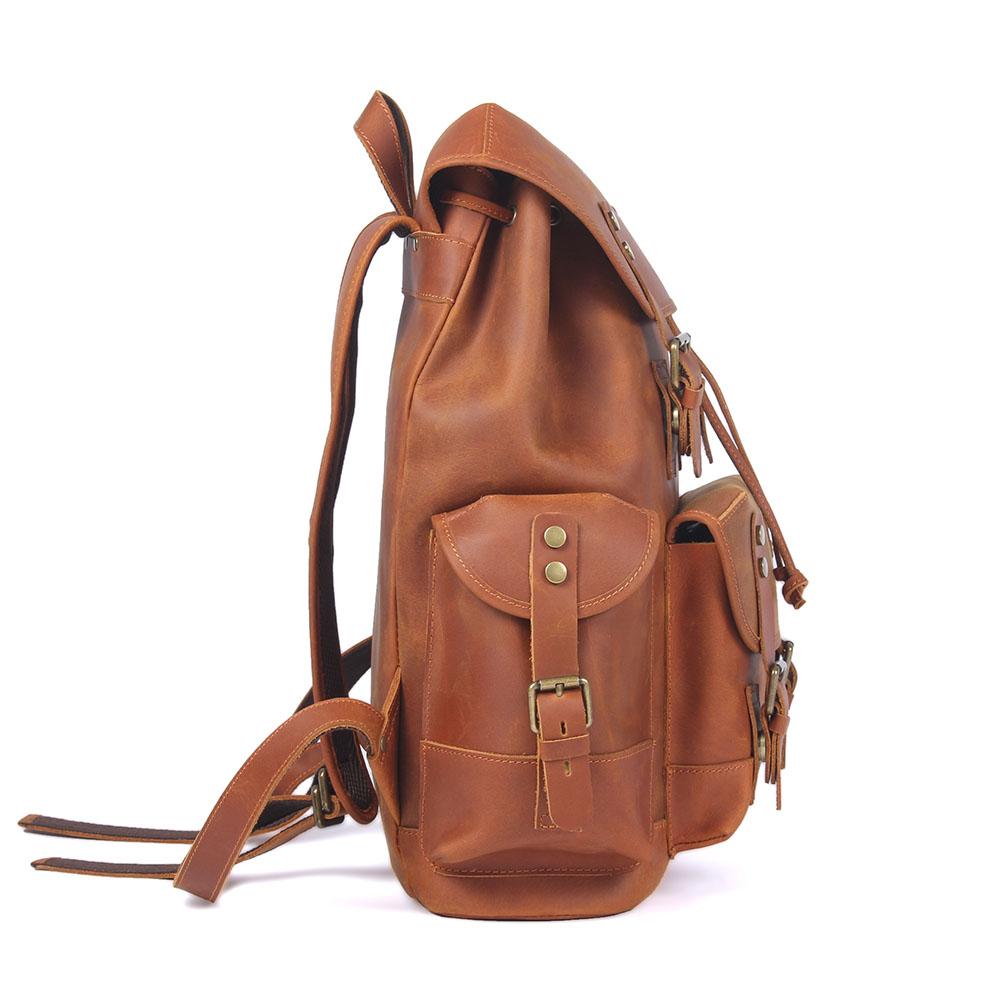 Leather Travel Backpack Ravenridge 25L – Vintage Lederrucksack Herren