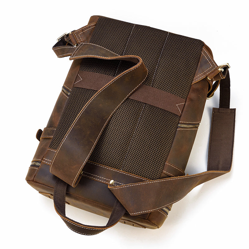 Leder Rucksack Backpack 14L Neravo – Vintage Leder Rucksack