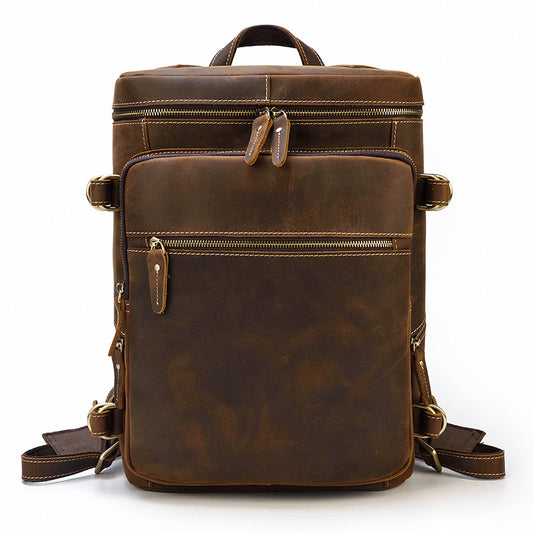 Leder Rucksack Backpack 14L Neravo – Vintage Leder Rucksack