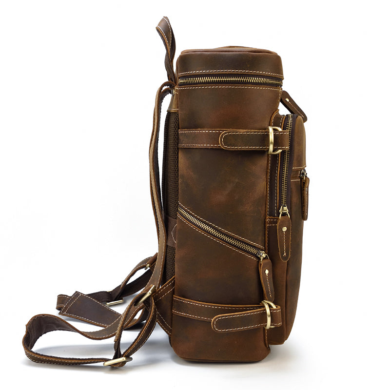 Leder Rucksack Backpack 14L Neravo – Vintage Leder Rucksack