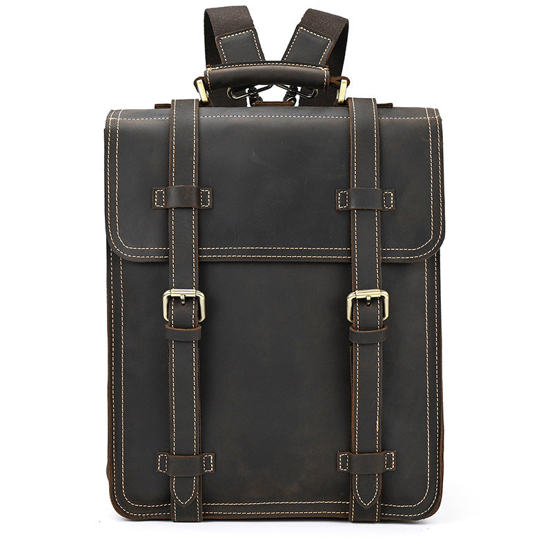 Damen Leder Rucksack 20L Evoria – Vintage Rucksack aus Echtleder