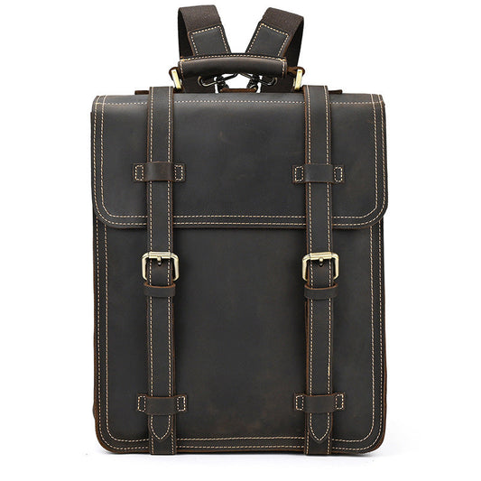 Damen Leder Rucksack 20L Evoria – Vintage Rucksack aus Echtleder