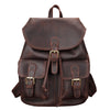 Leder Schulranzen Rucksack 16L Oklair – Vintage Satchel aus Leder