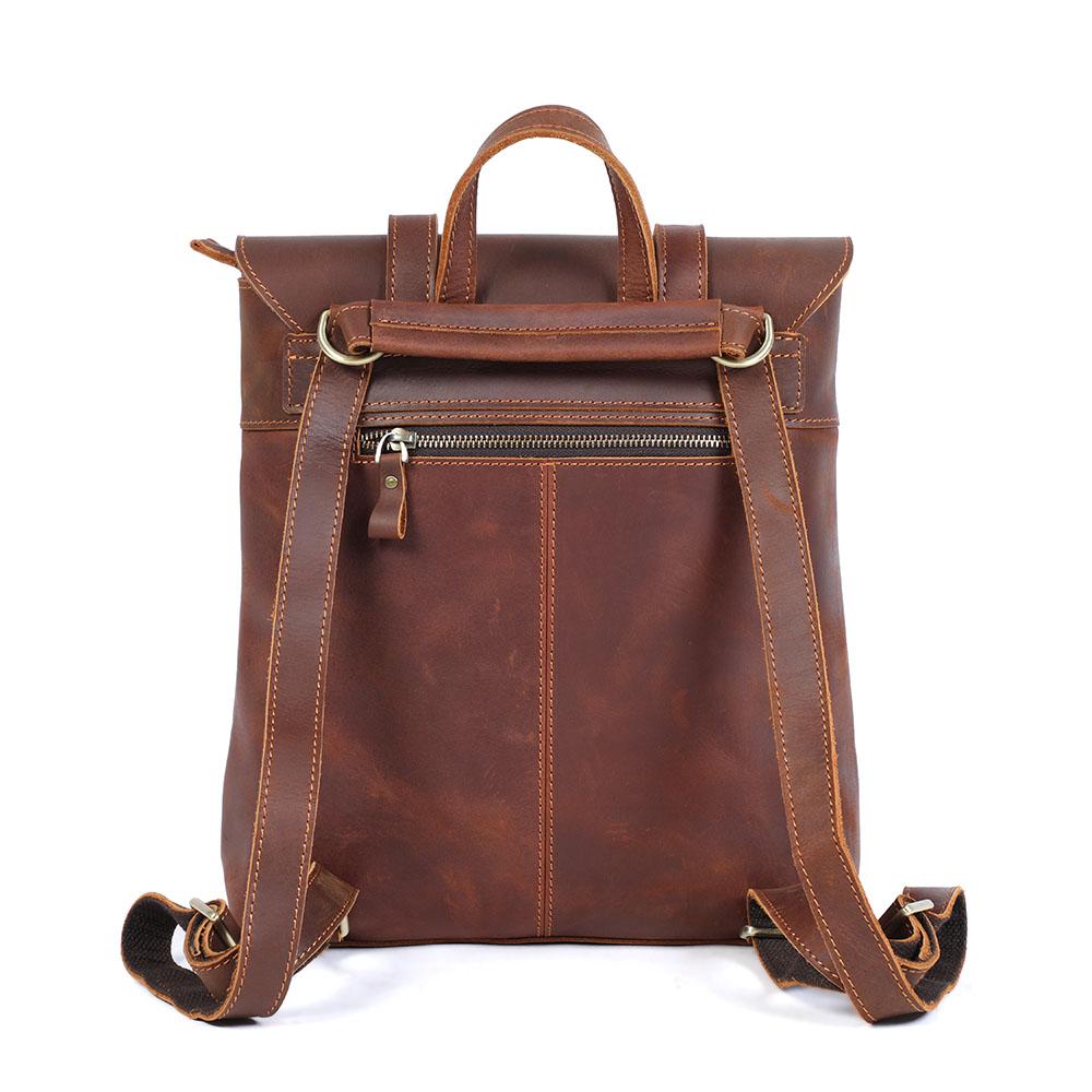 Kleiner Leder Rucksack 10L Ithvara – Vintage Rucksack aus Leder
