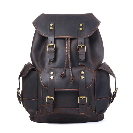 Leather Travel Backpack Ravenridge 25L – Vintage Lederrucksack Herren