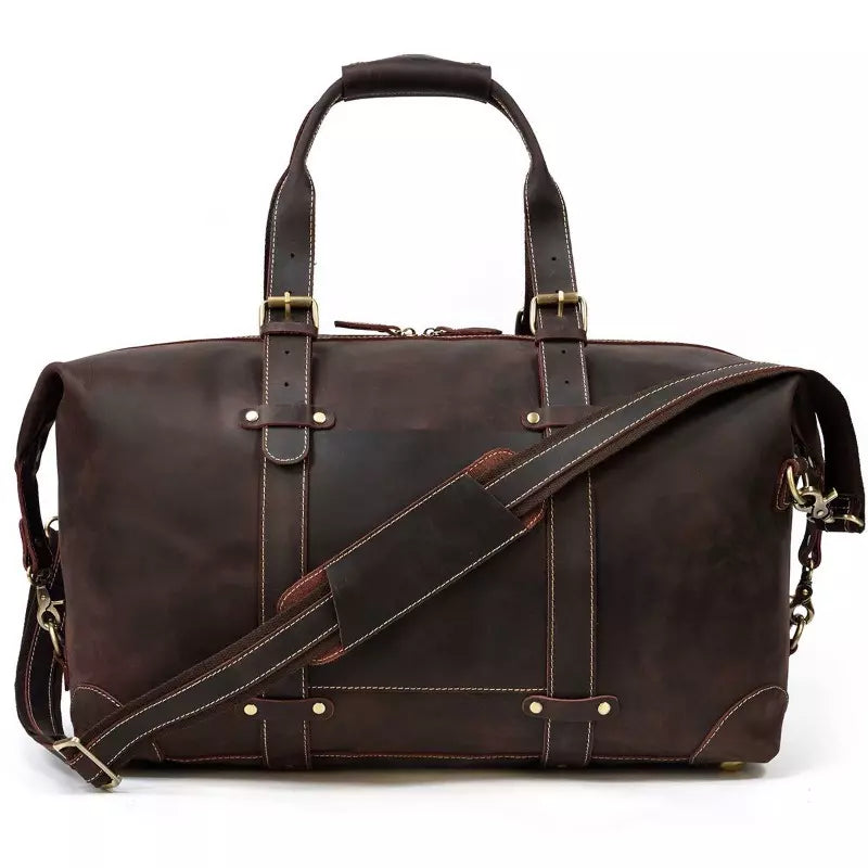 Reisetasche aus Leder 34L – Vintage Panamatasche für stilvolles Reisen