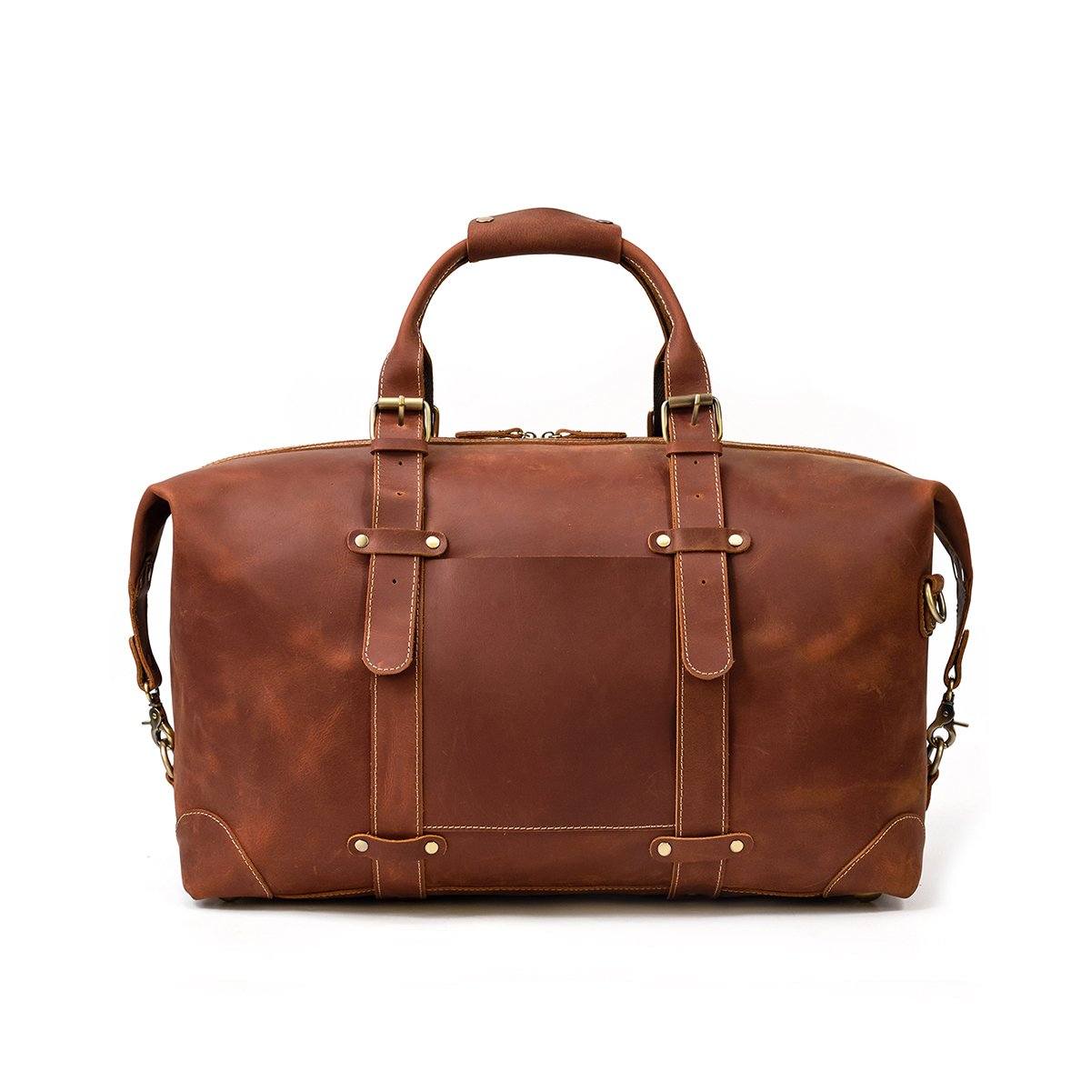 Reisetasche aus Leder 34L – Vintage Panamatasche für stilvolles Reisen