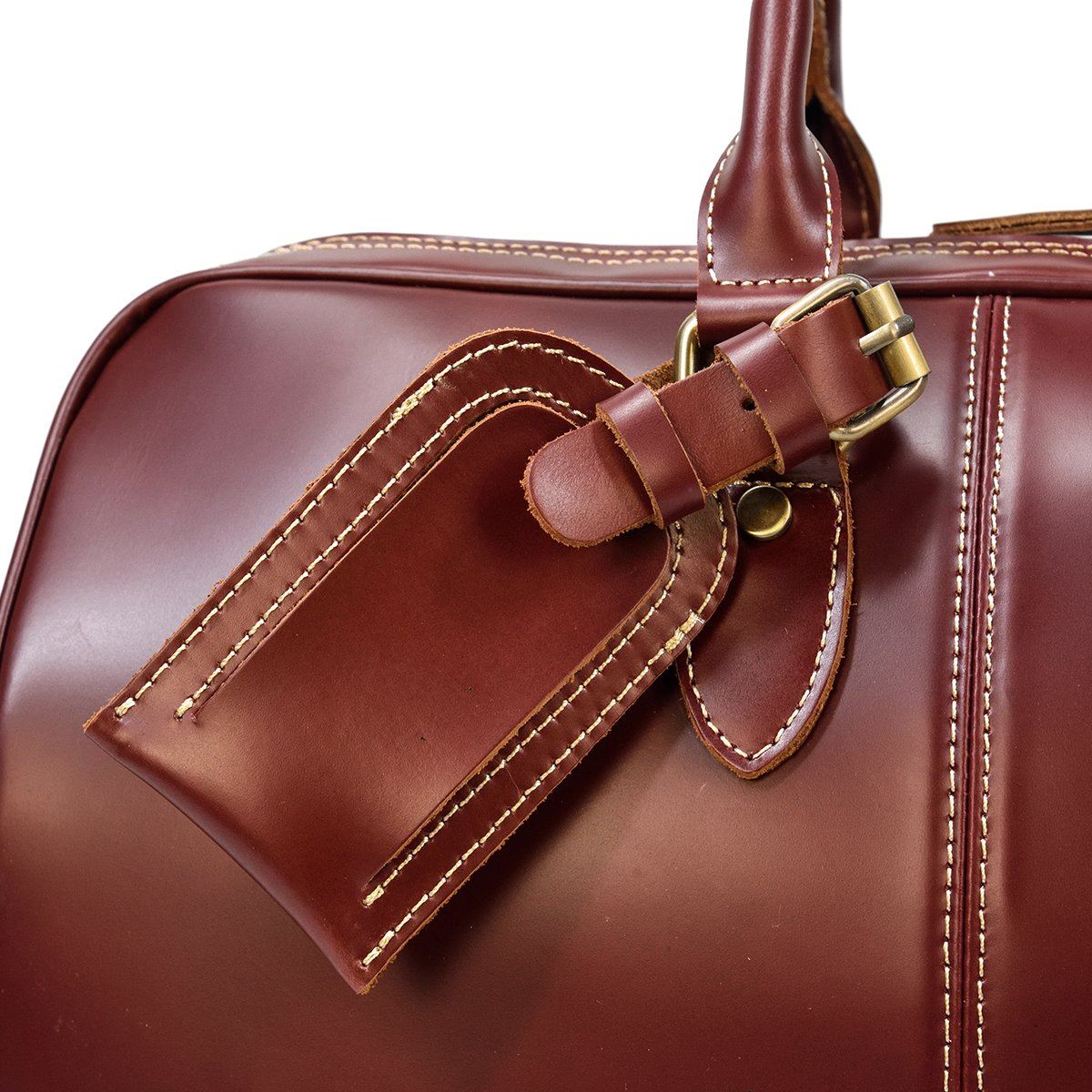 Leather Weekender Bag – Vintage 35L Weekender für Stilreisen