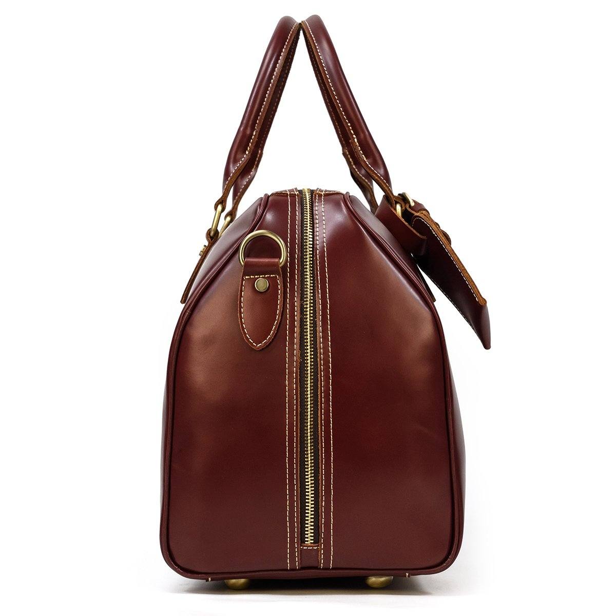 Leather Weekender Bag – Vintage 35L Weekender für Stilreisen