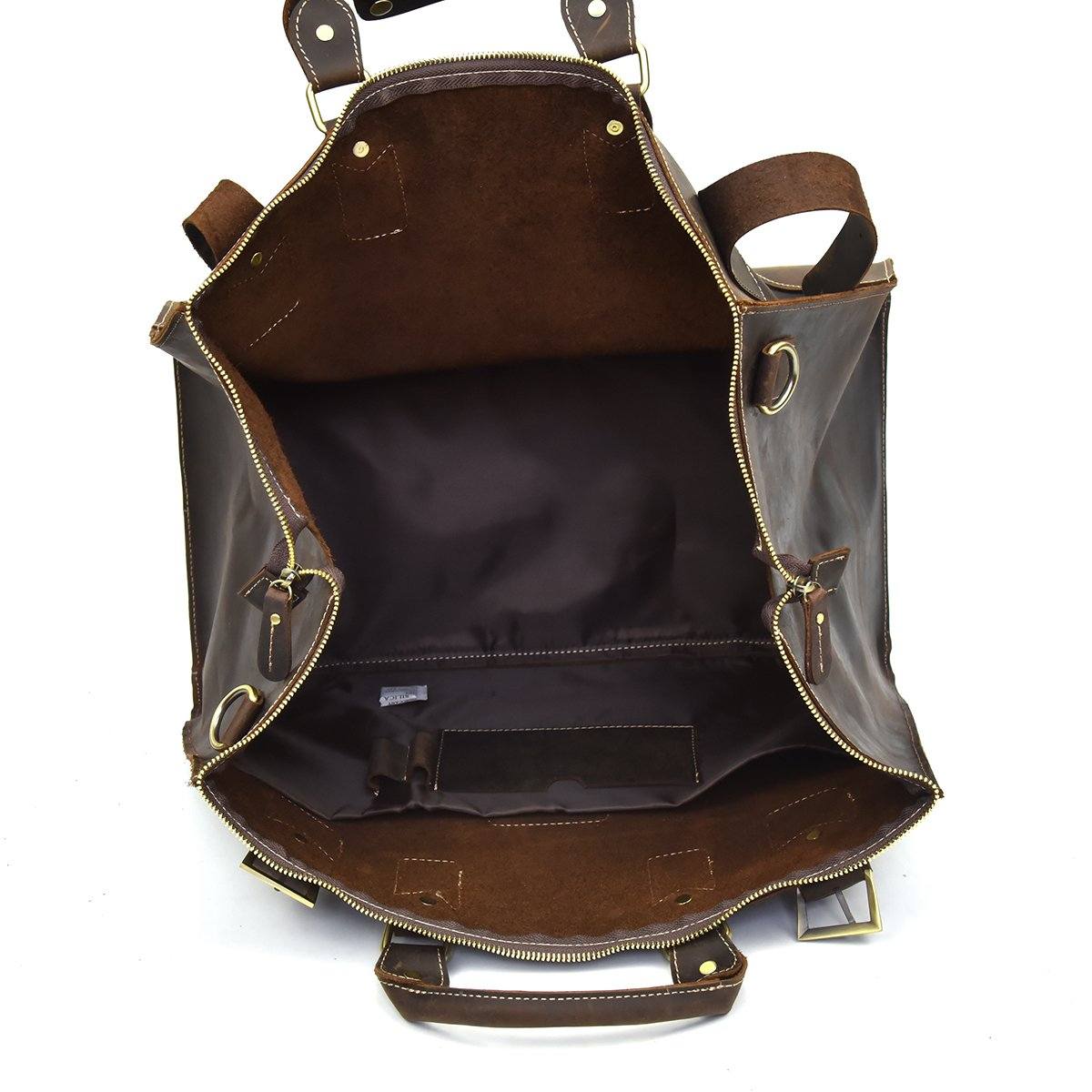 Reisetasche aus Leder 35L – Vintage Weekender