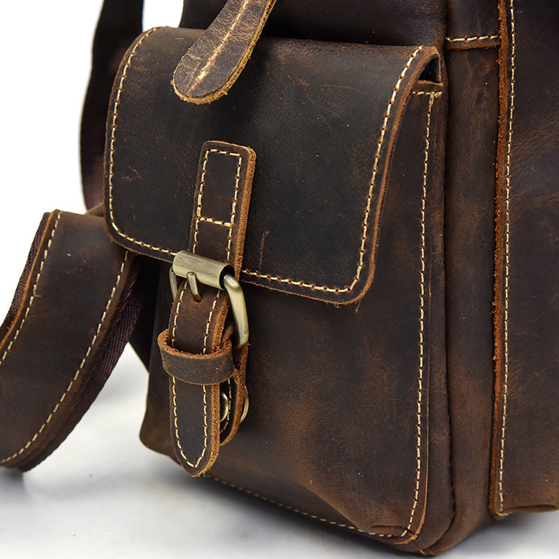 Damen Leder Rucksack 15L Uméra – Vintage Rucksack aus Echtleder
