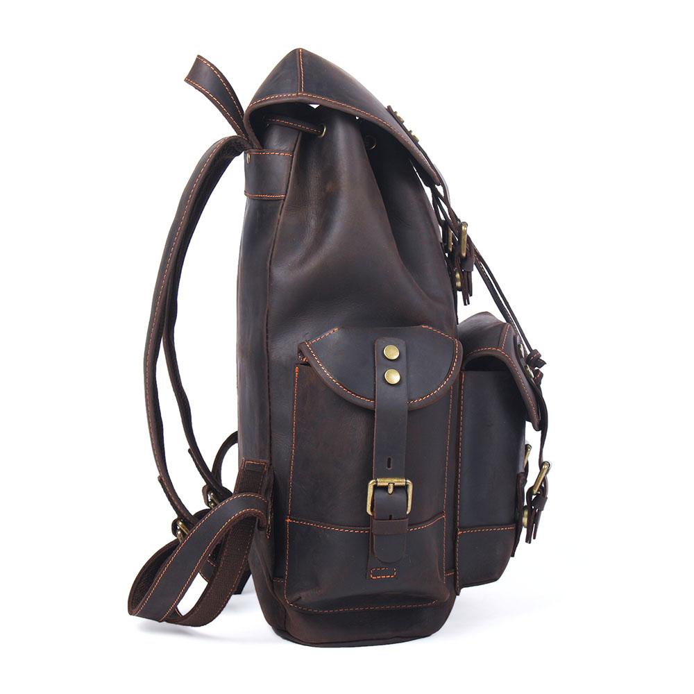 Leather Travel Backpack Ravenridge 25L – Vintage Lederrucksack Herren